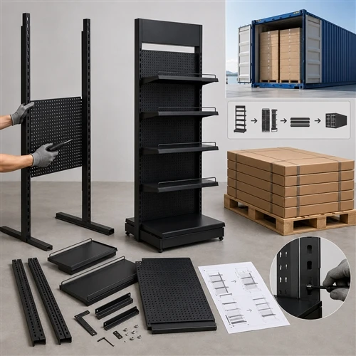 How to Design KD Metal Display Racks for Lower Ocean Freight and Easier Assembly