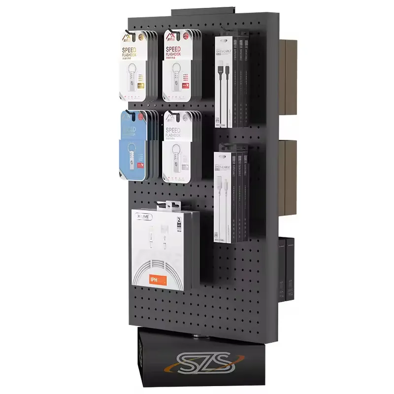 double-side counter pegboard display stand accessories display double-side counter pegboard display stand accessories display